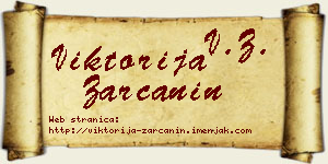 Viktorija Žarčanin vizit kartica